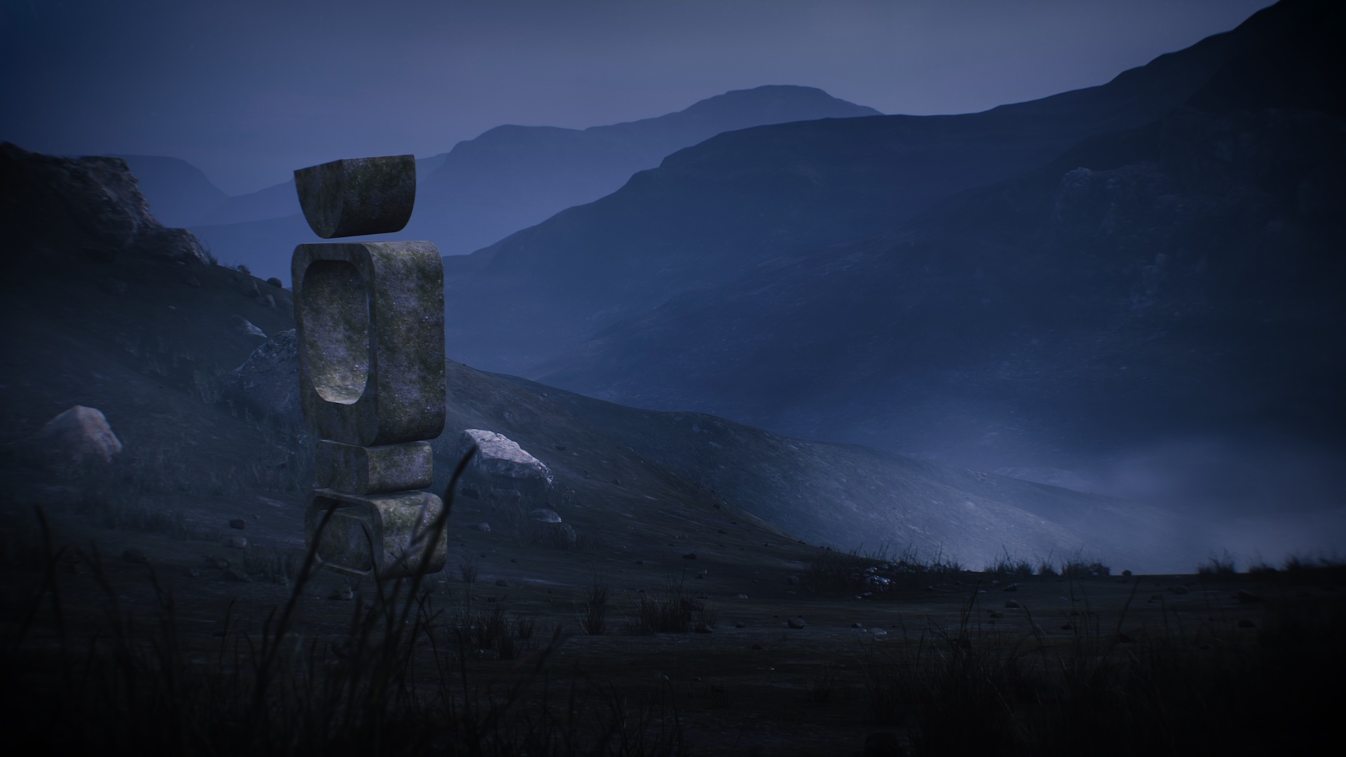 Still from the music video for The Unfolding