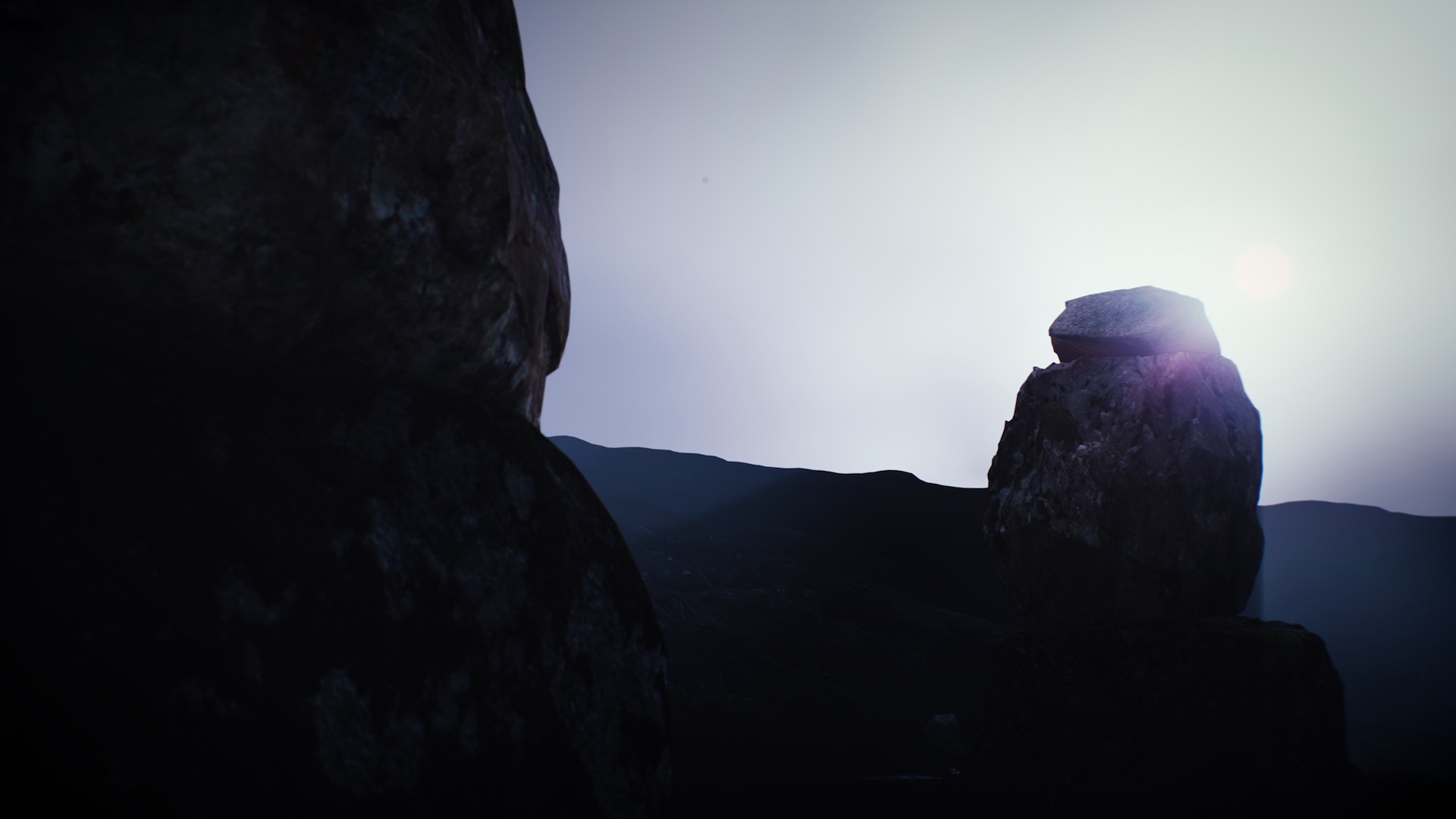 Still from the music video for The Unfolding